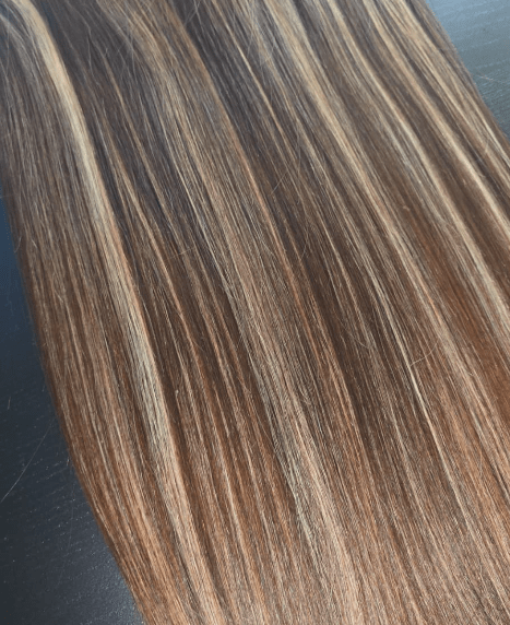 P4/27 Highlighted Straight Weave Extensions - Mibella Hair