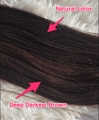 Deep Darkest Brown - Straight Weave Extensions - Vietnamese Hair - Mibella Hair