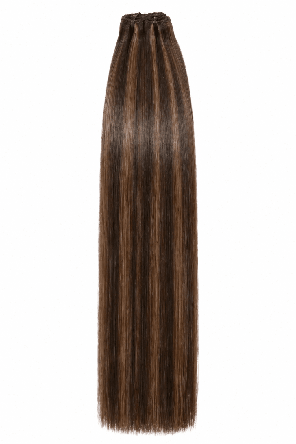 #P1B/30C Highlighted Brown Straight Weave Extensions - Vietnamese Hair - Mibella Hair