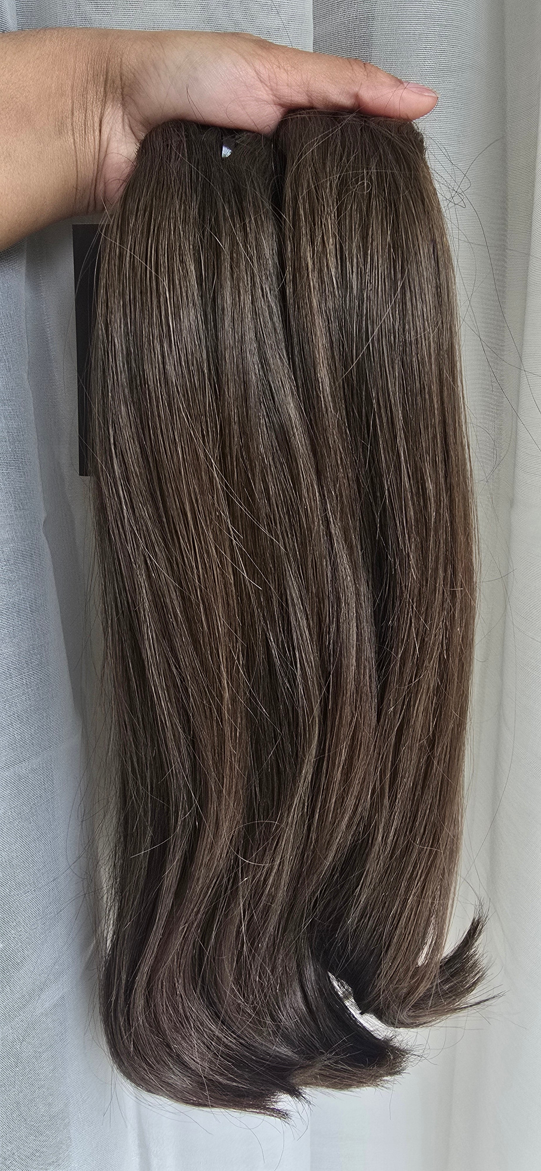 Ashy Brown Natural Straight