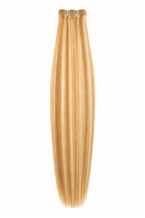 #P27/30 Highlighted Blonde Straight Weave Extensions