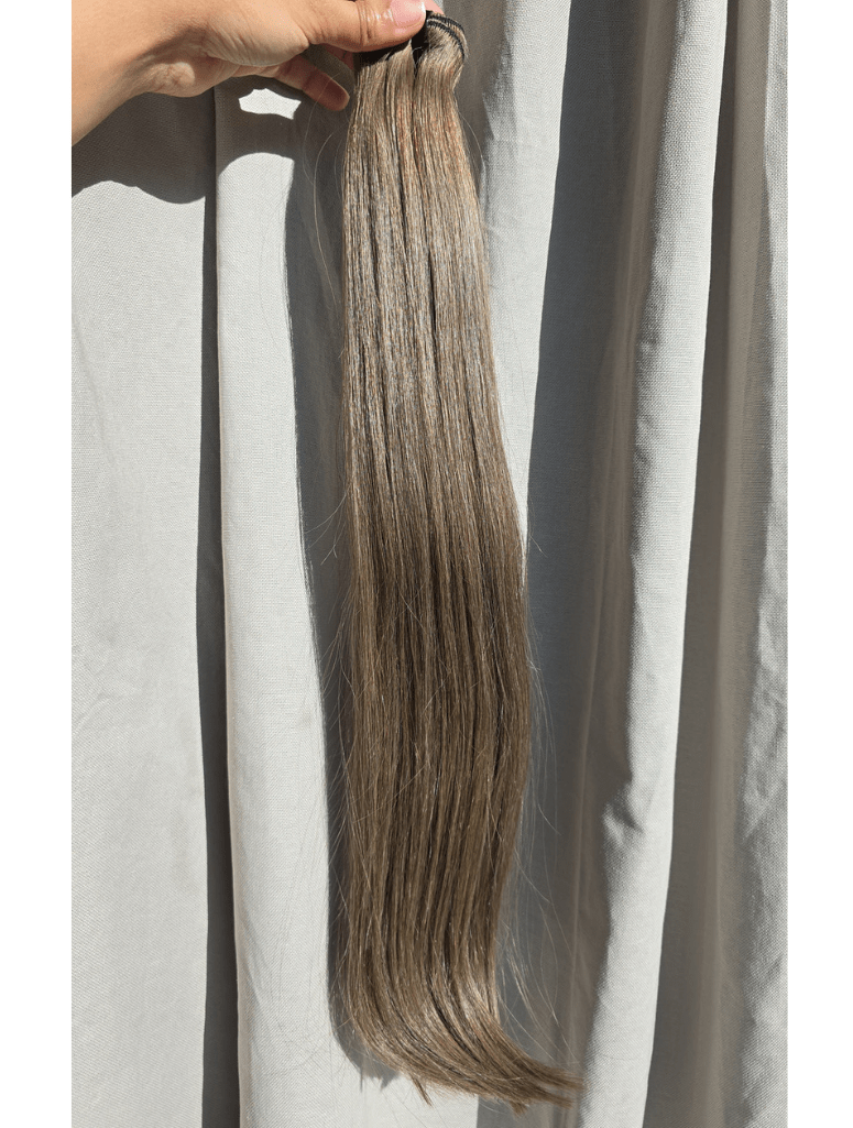 Ash Brown Weave Extensions - Mibella Hair