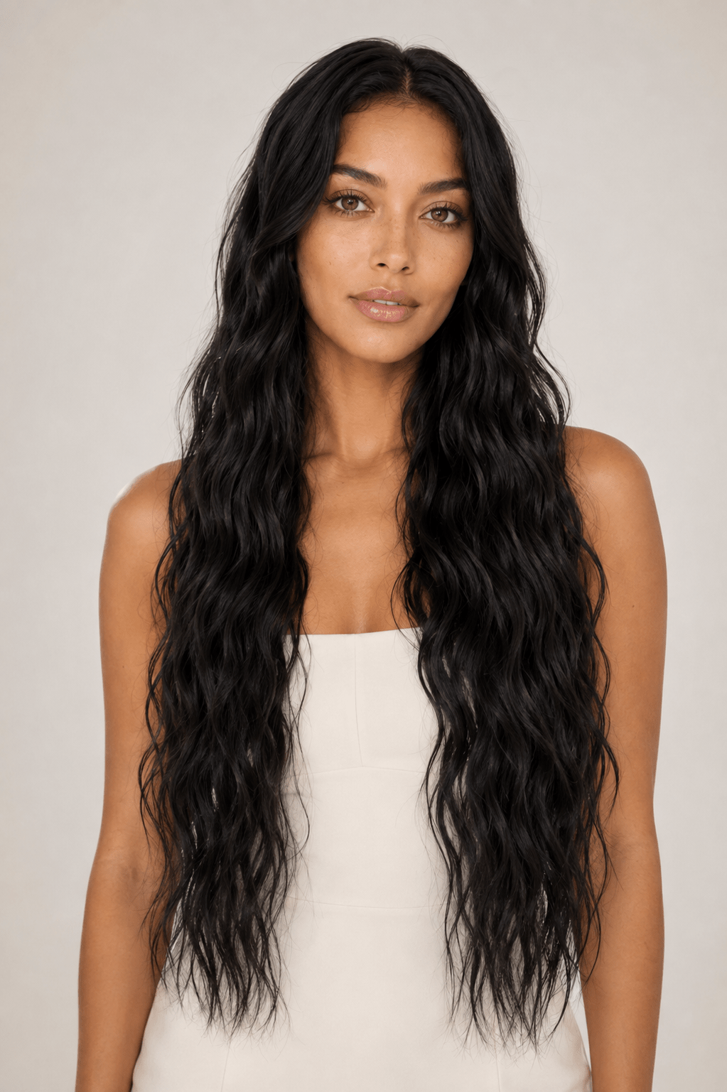 Natural Wavy Weave Extensions - Indian Hair - Mibella Hair