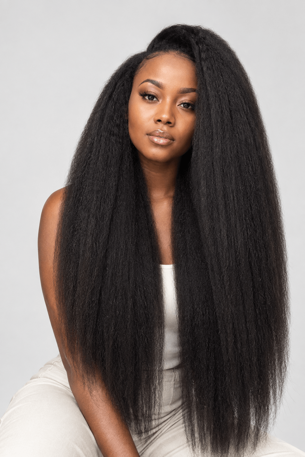 Kinky Straight Weave Extensions - Mibella Hair