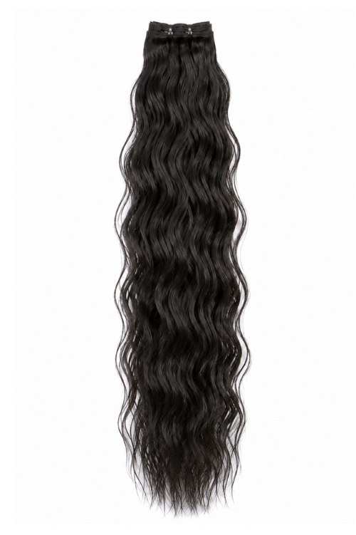 Natural Wavy Weave Extensions - Indian Hair