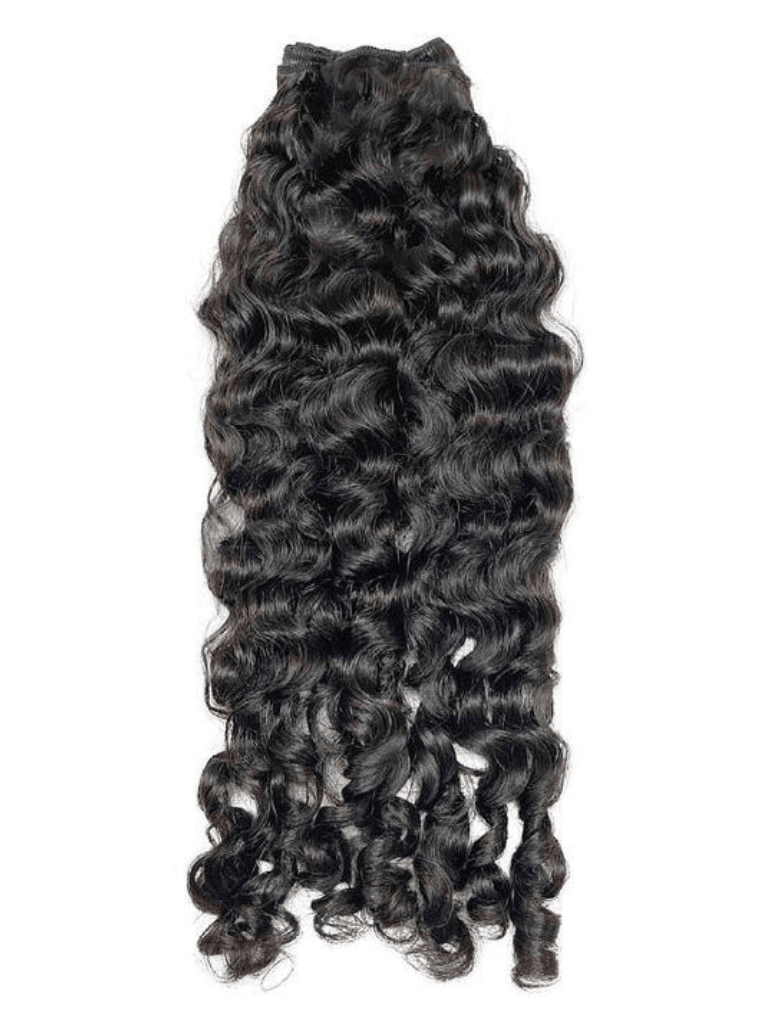 Burmese Curly Invisible Clip-in Extensions 5pcs - Mibella Hair