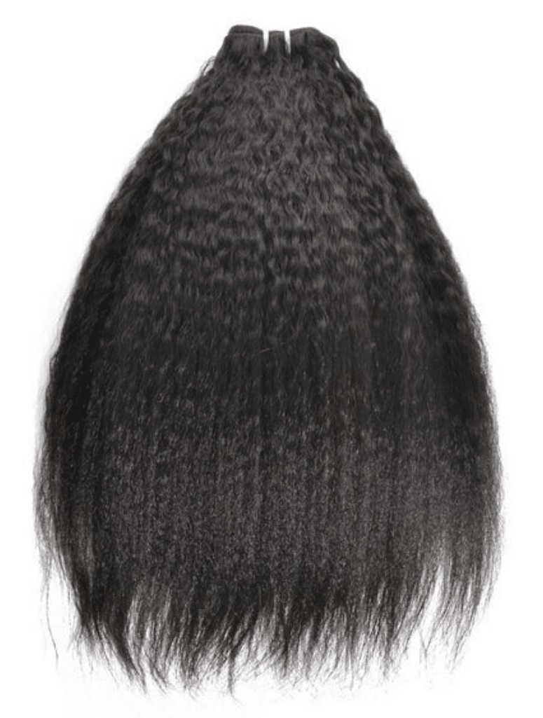 Kinky Straight Invisible Clip-in Extensions 5pcs - Mibella Hair