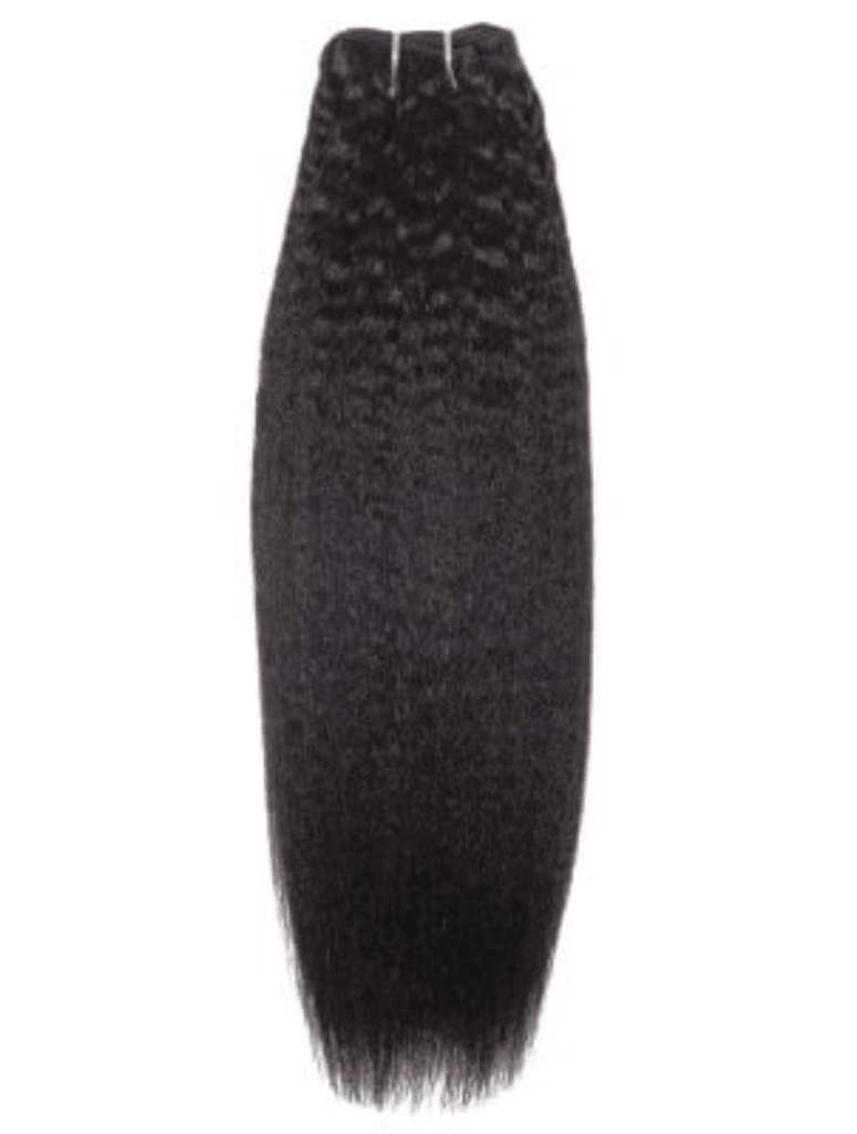 Yaki Straight Invisible Clip-in Extensions 5pcs - Mibella Hair