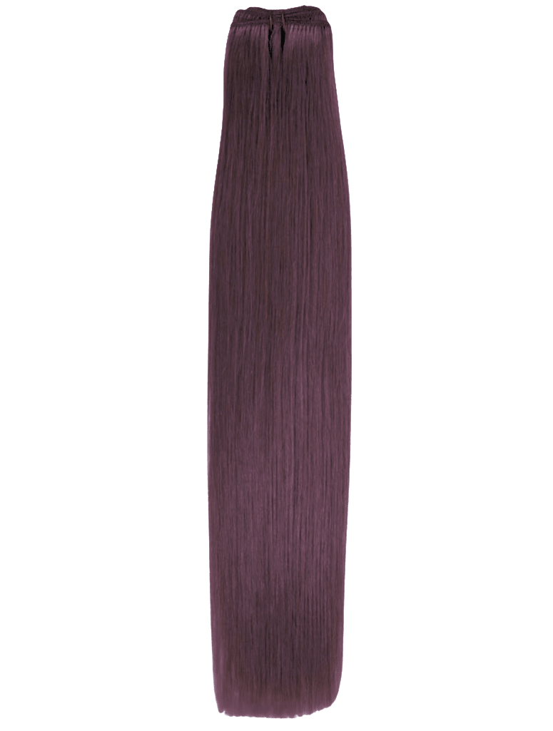 99J Dark Burgundy Straight Weave Extensions - Mibella Hair