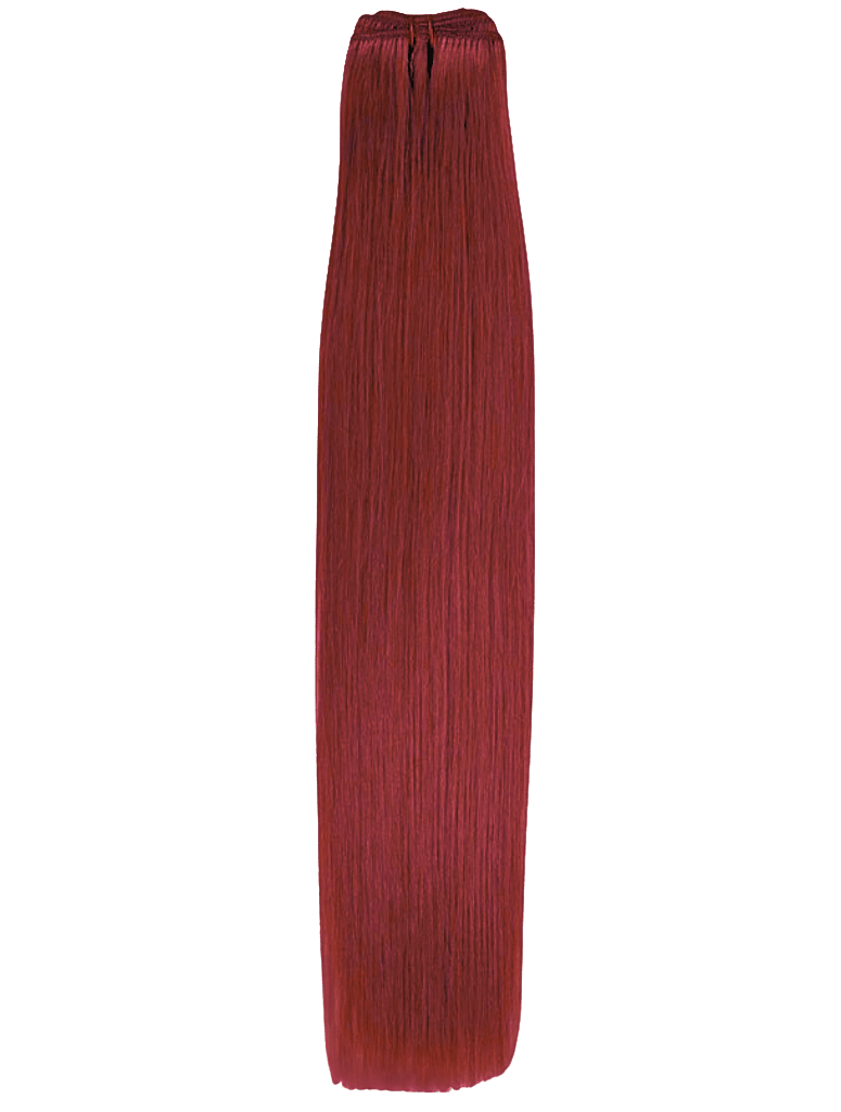 Cherry Red Straight Weave Extensions - Mibella Hair