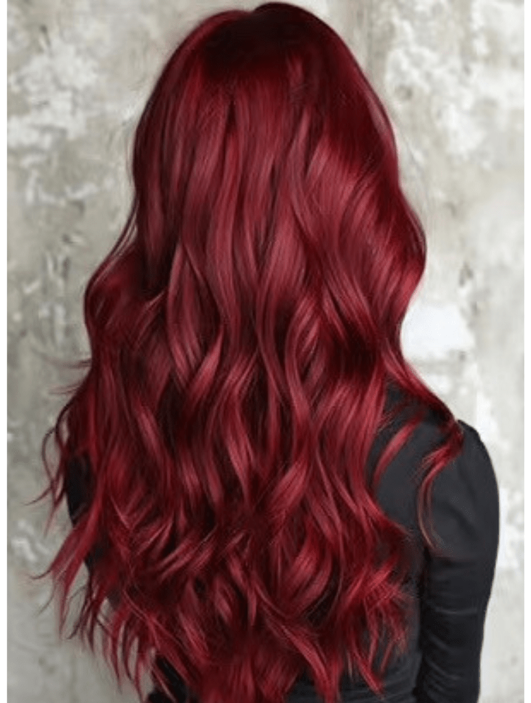 Cherry Red Straight Weave Extensions - Mibella Hair