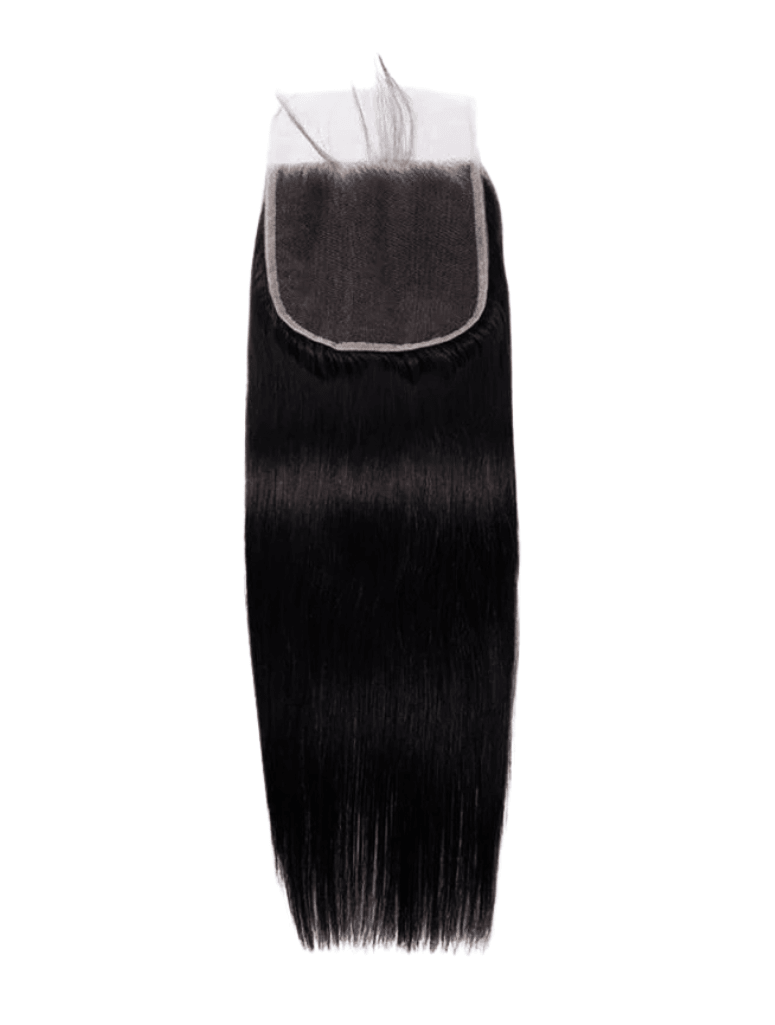 Jet Black Straight 5x5 HD Closure - Mibella Hair