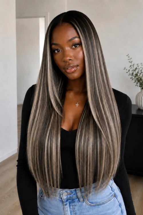 #P1B/613 Highlighted Straight Weave Extensions