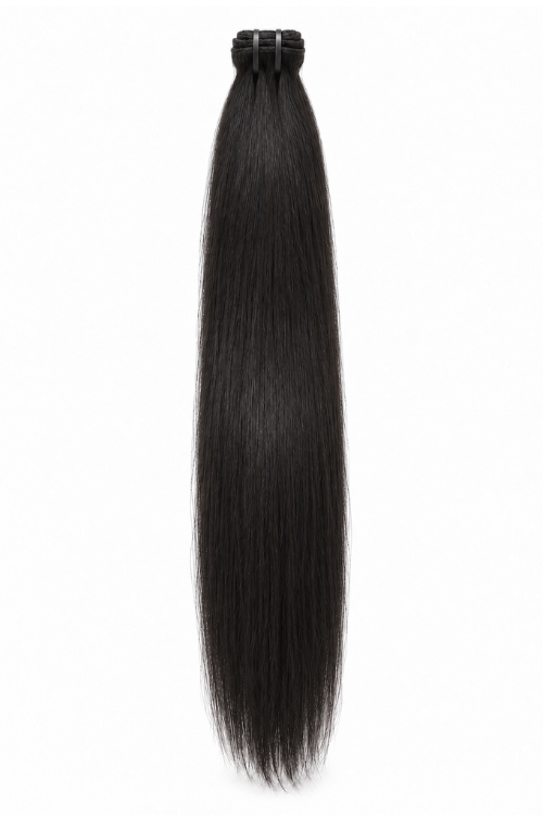 Natural Straight Weave Extensions - Raw Indian Hair