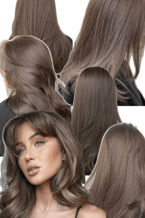 Medium Ash Brown - Straight Weave Extensions - Vietnamese Hair - Mibella Hair