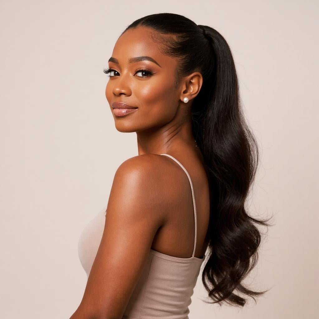 Yaki Straight - Ponytail Extensions - Mibella Hair