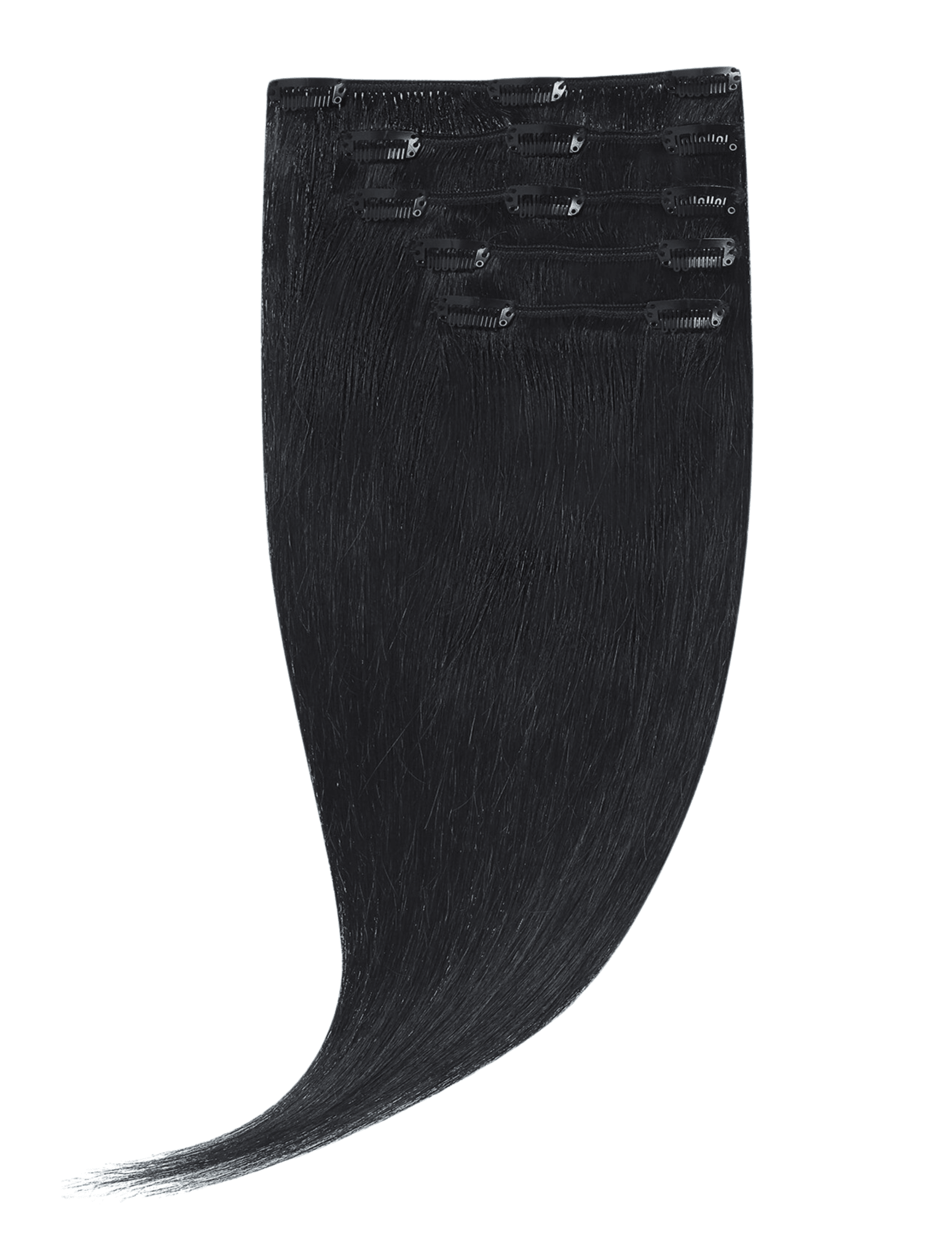 Natural Straight Invisible Clip In Extensions 5 pcs - Mibella Hair
