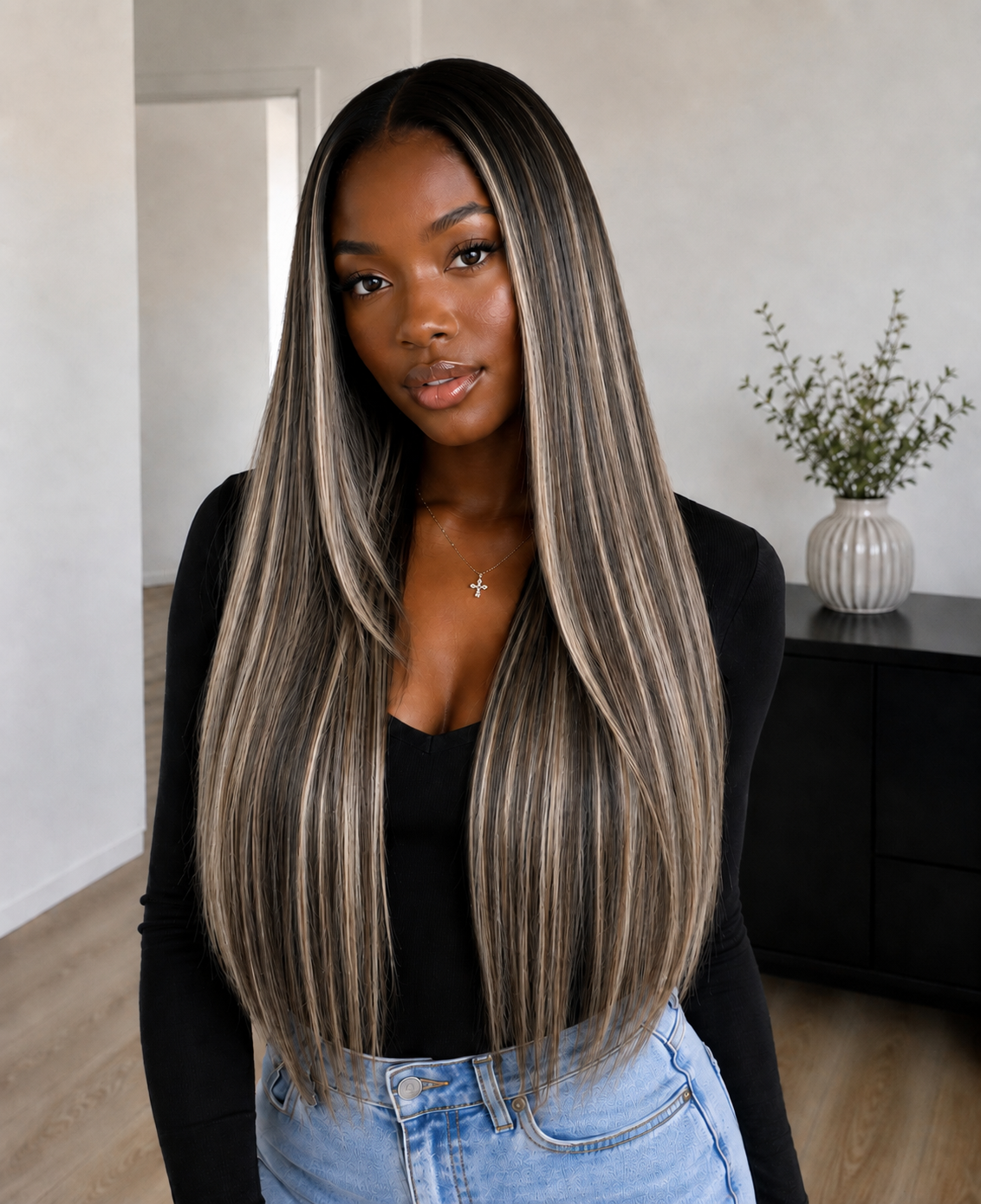 #P2/613 Highlighted Straight Weave Extensions