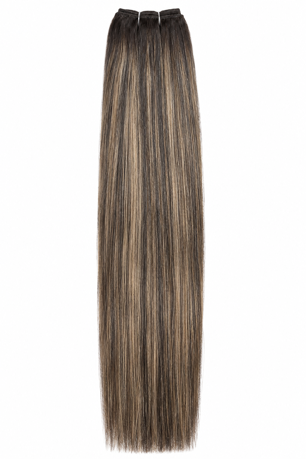 #P1B/8C Highlighted Brown Straight Weave Extensions - Vietnamese Hair