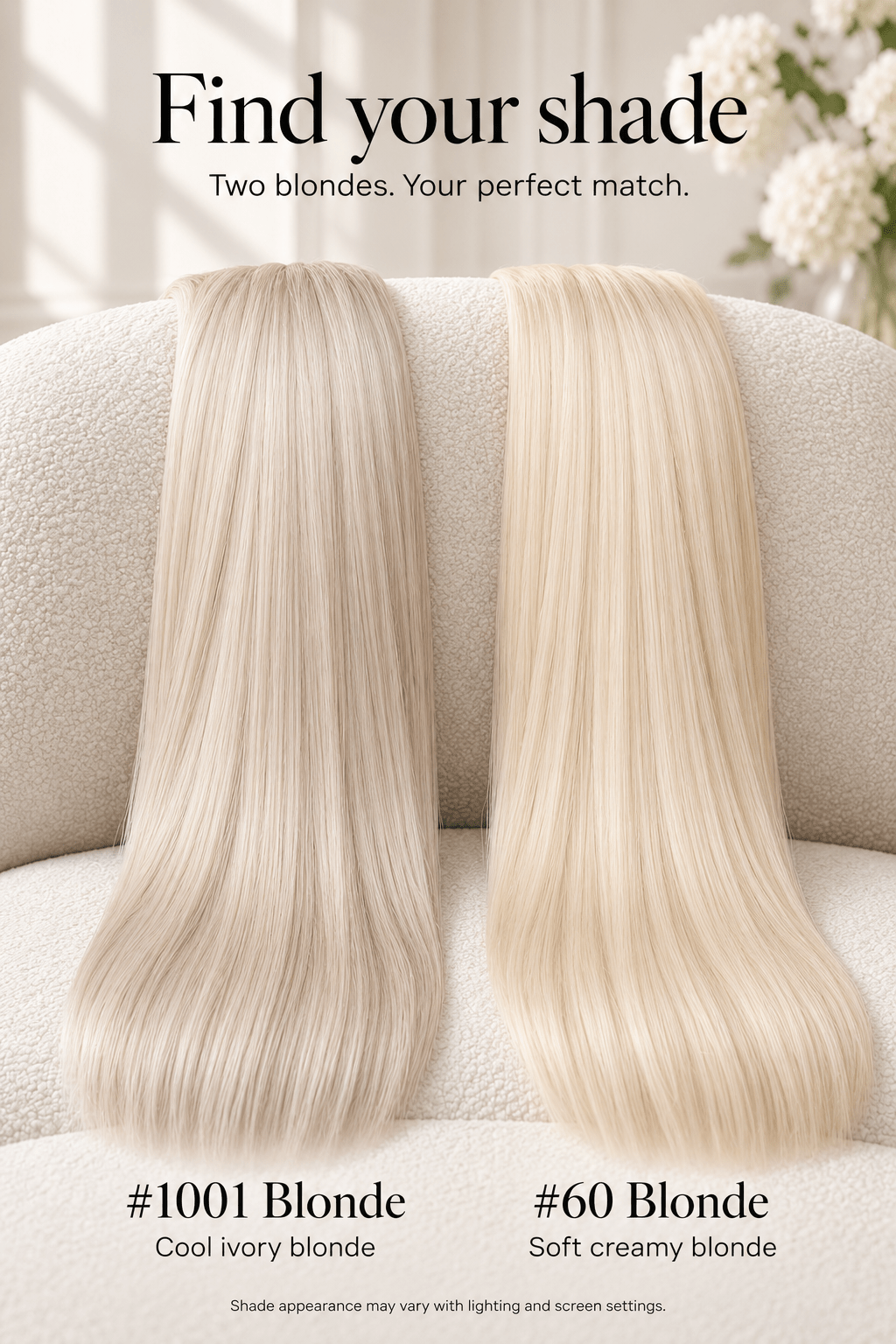 1001 Ice Blonde Straight Weave Extensions - Vietnamese Hair - Mibella Hair