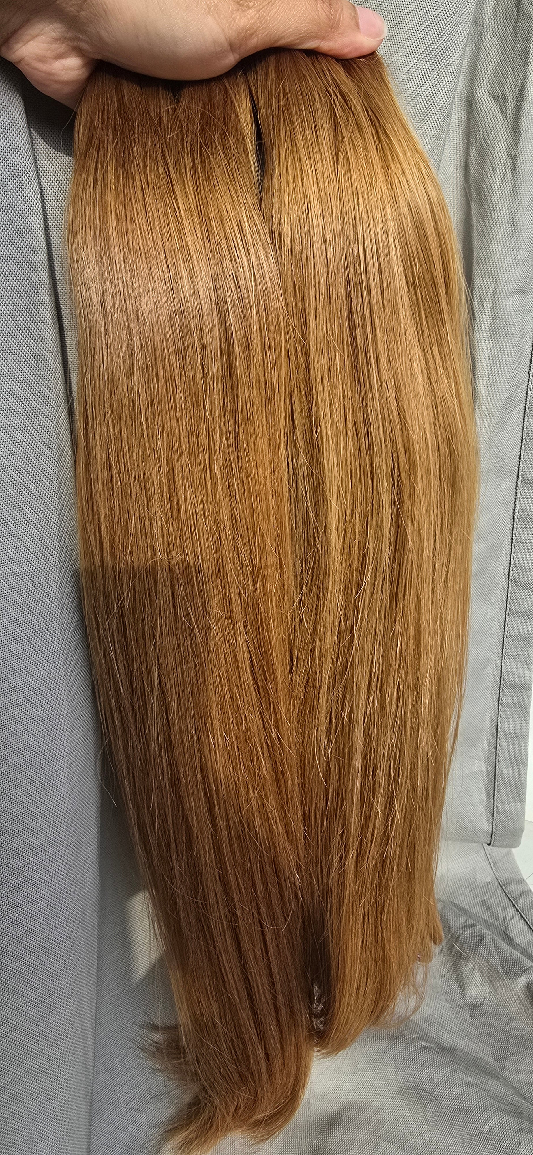 1x18 1x20 Copper Blonde Weave Extensions