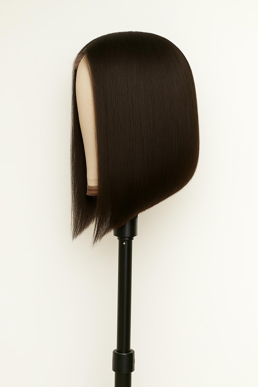 Long Angled Bob - 5x5 HD Closure Wig - Raw Vietnamese Straight - Double Drawn
