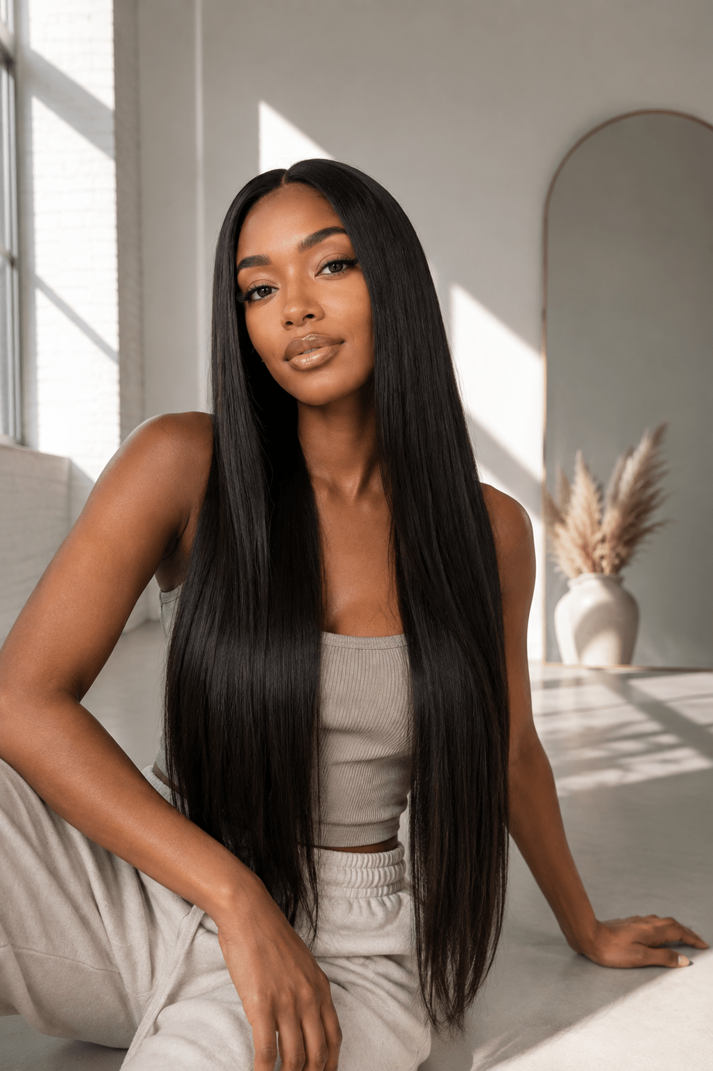 Natural Straight Weave Extensions - Mibella Hair