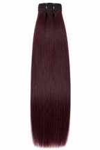#99J Dark Burgundy Straight Weave Extensions