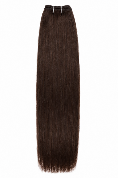 #2 Coffee Brown Straight Weave Extensions